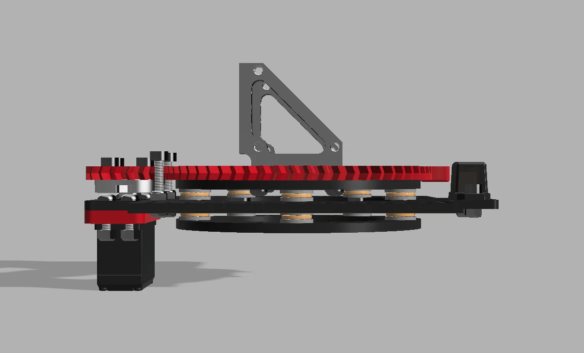 81mm ID Rotating Turret Base Kit: Thrust "Bearing Stack" Style product image (5)
