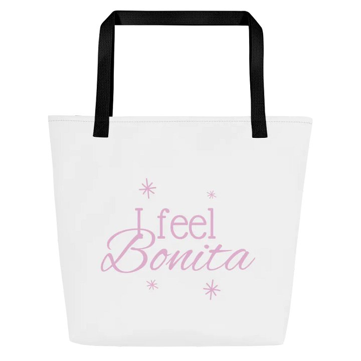 "I feel bonita" Tote bag with pocket product image (1)