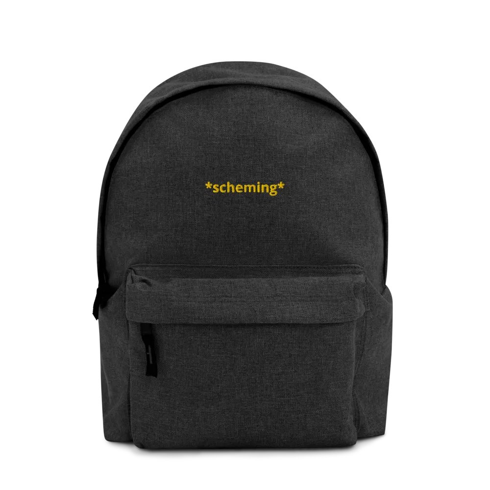 Scheming Embroidered Backpack product image (1)