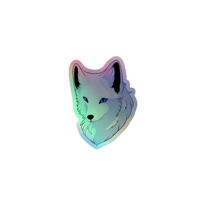 Fox holo sticker product image (1)