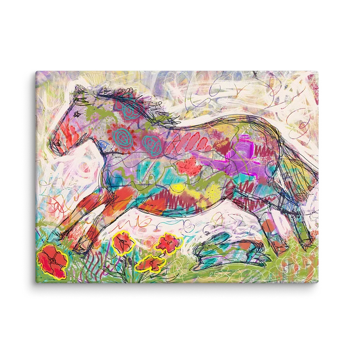 Running Horse & Bunny Canvas product image (1)
