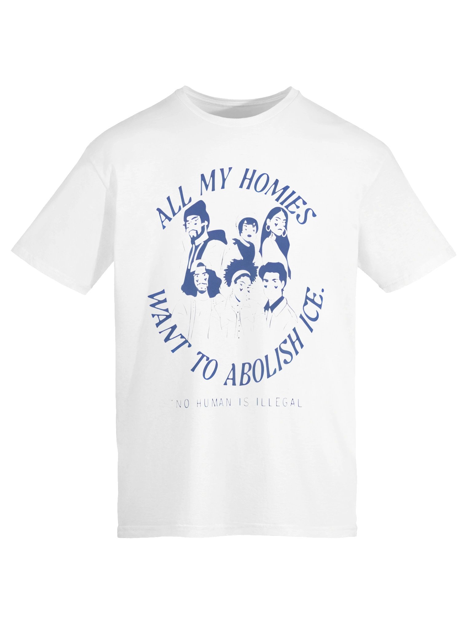 All My Homies Want To Abolish Ice No Human Is Illegal Shirt product image (6)