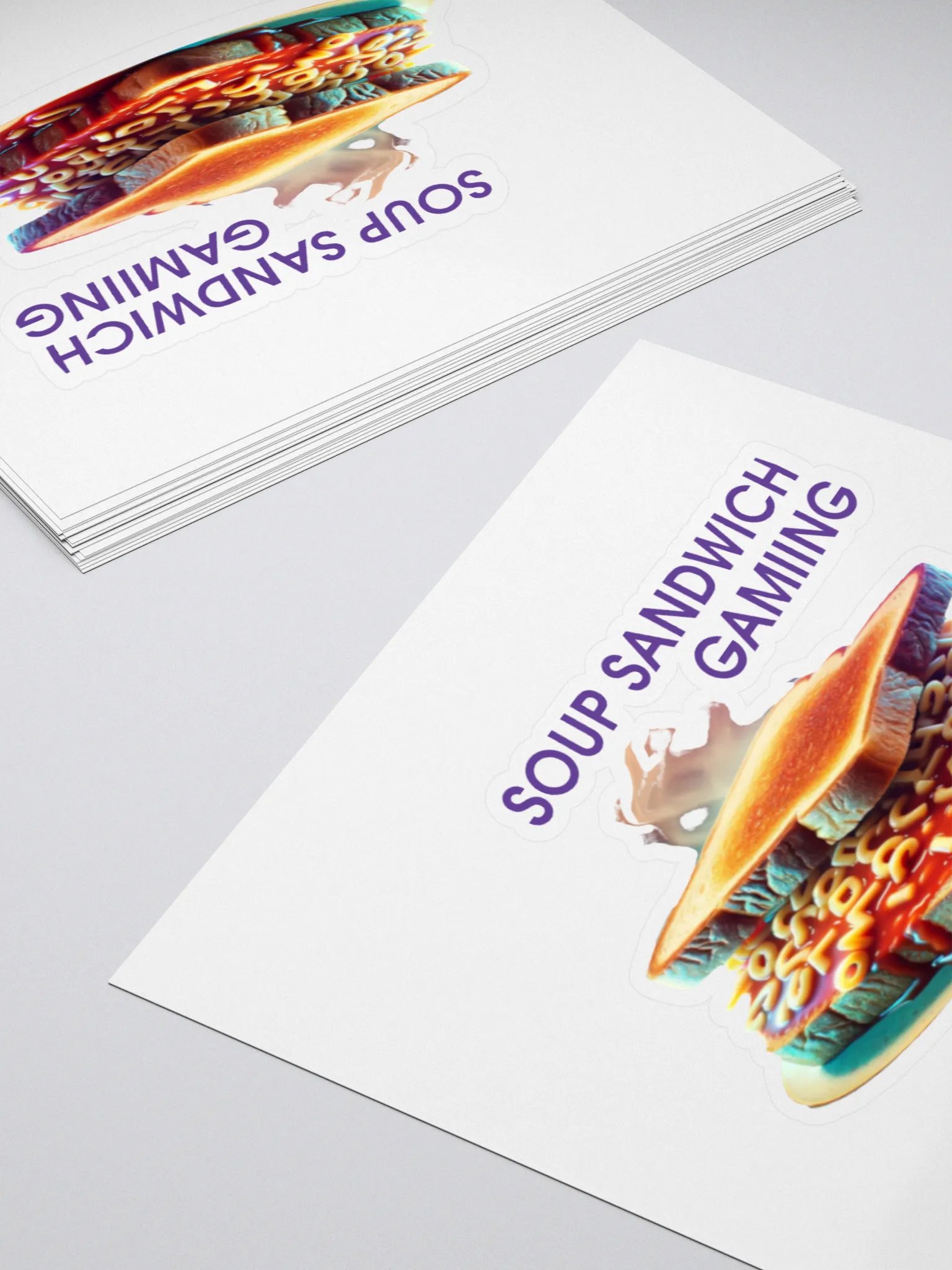 Soup Sandwich Kiss Cut Stickers product image (4)