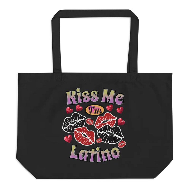 Kiss Me Im Latino Organic Cotton Tote product image (1)