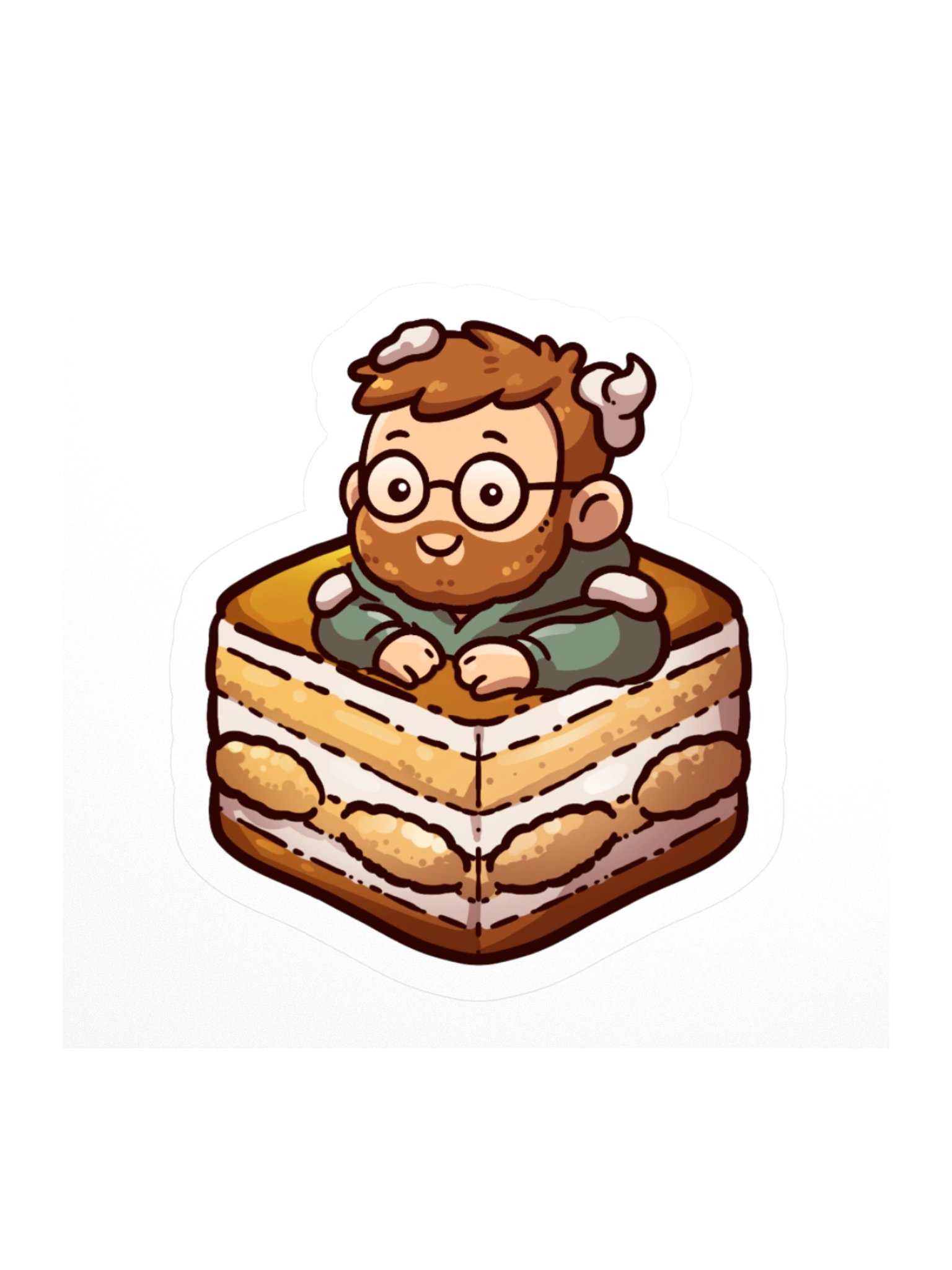 Tiramisu Jack Sticker product image (1)