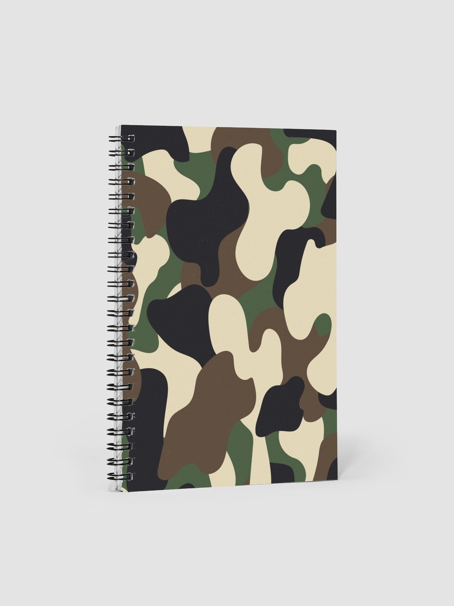 Camo Flow Spiral Notebook product image (1)