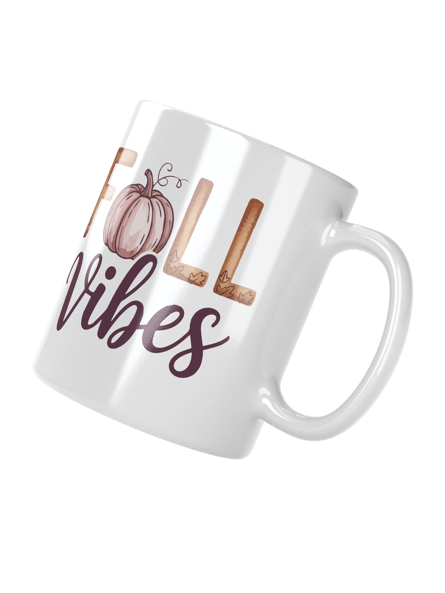 Fall Vibes White Glossy Mug product image (8)