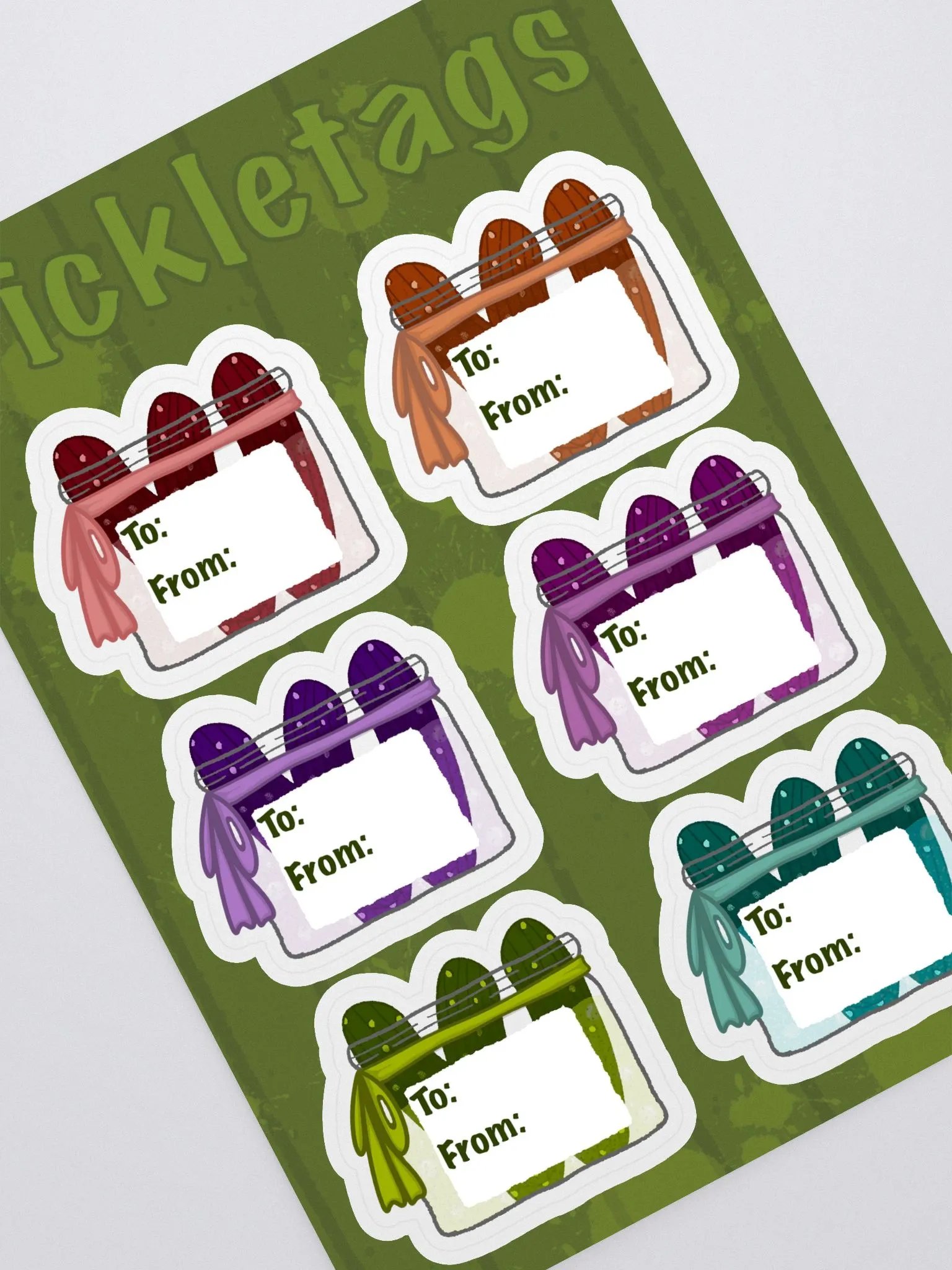 Pickle Tag Stickers product image (1)