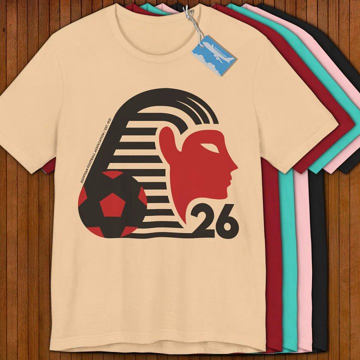 Egypt World Cup 2026 Soccer T-Shirt – Official Pharaohs National Team Tee product image (1)