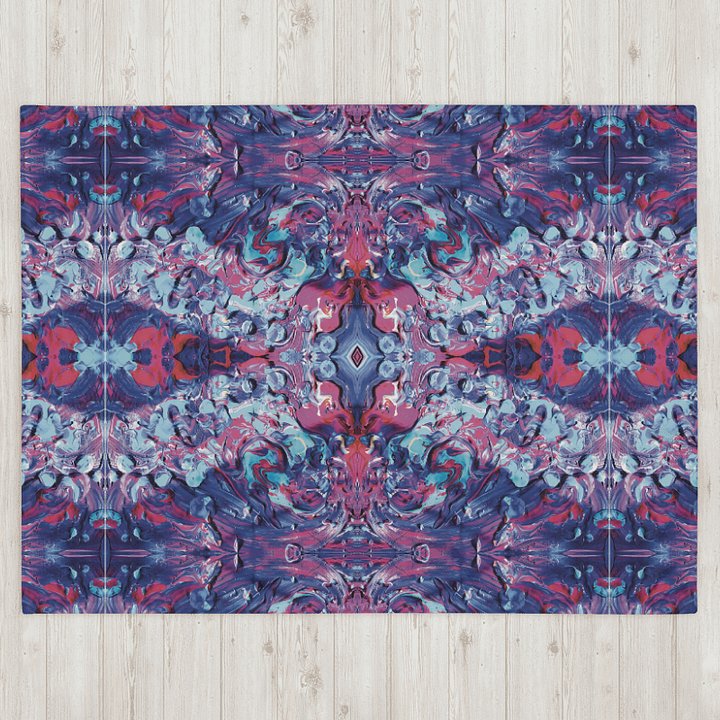 Candy Dreams Geometric Blanket – MONIQUE FAELLA DESIGNS™ product image (1)