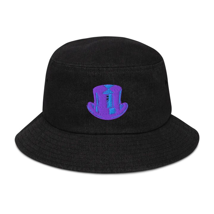 Pixelated Perfection Denim Bucket Hat product image (1)