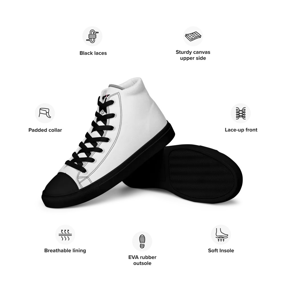 TDS Music Men's High Top Canvas Shoes – Two Classic Designs product image (6)