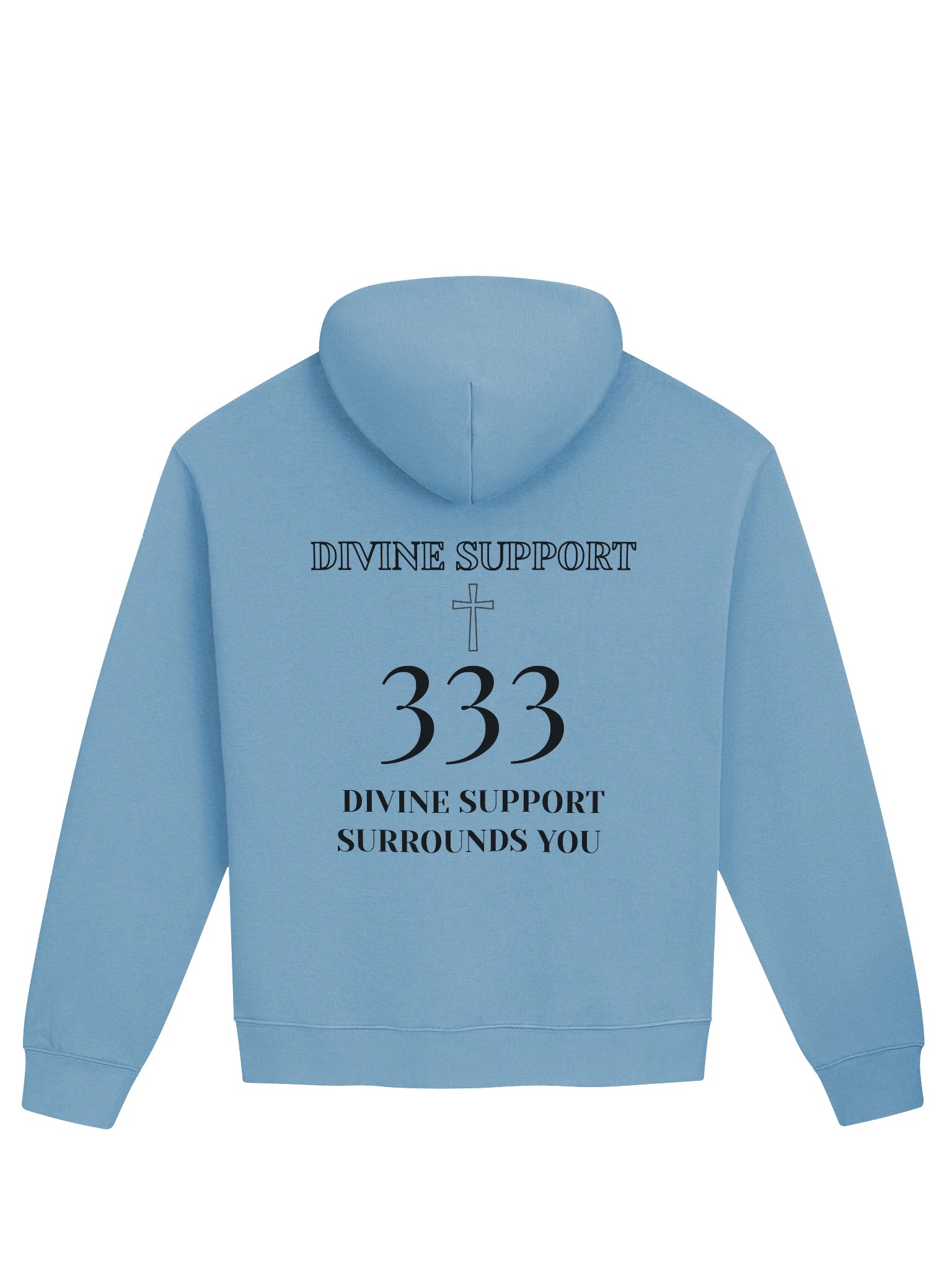 Cozy Vibes Oversized Hoodie - 333 — Divine support surrounds you product image (1)