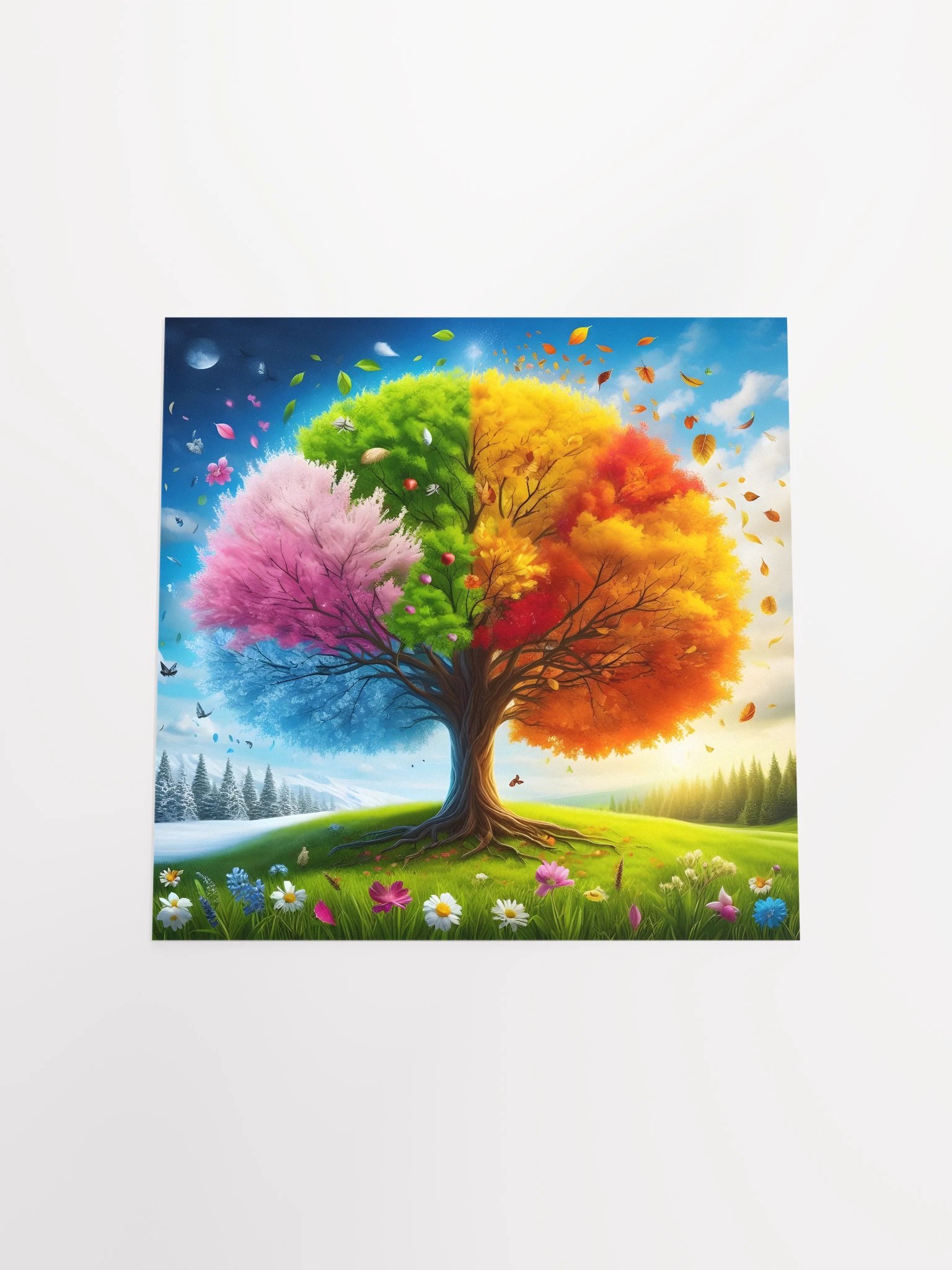 Seasonal Tree Matte Poster Print product image (16)