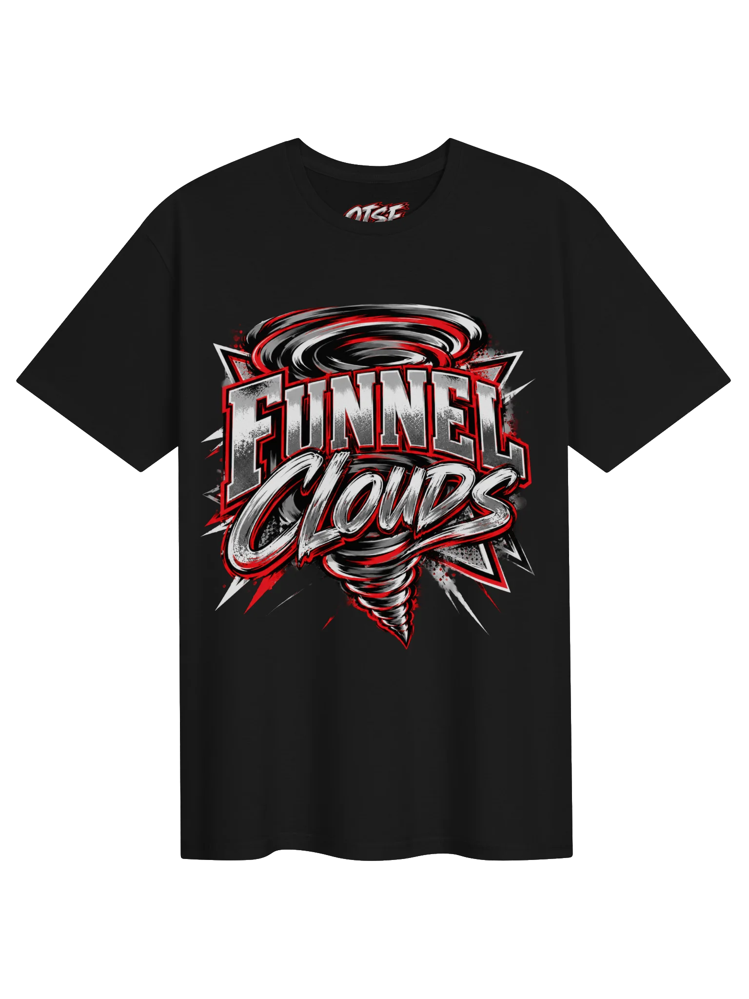 Oklahoma Twisters | Funnel Clouds Adult Tee product image (2)