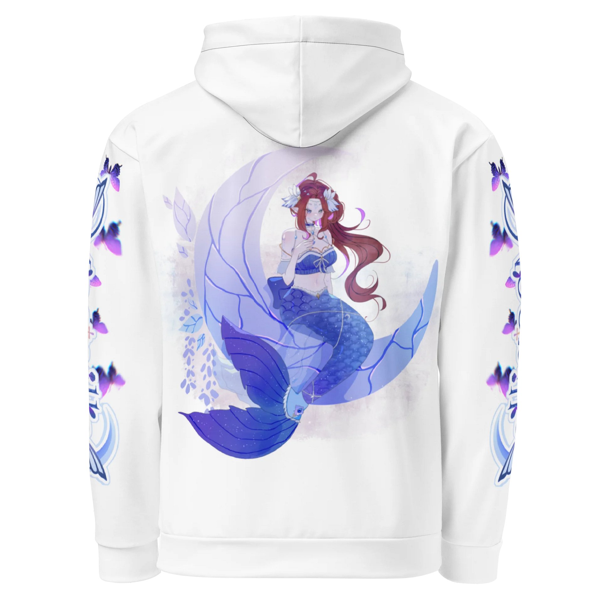 Moon Mermaid Celestial Dream Hoodie (Unisex, Recycled) product image (3)