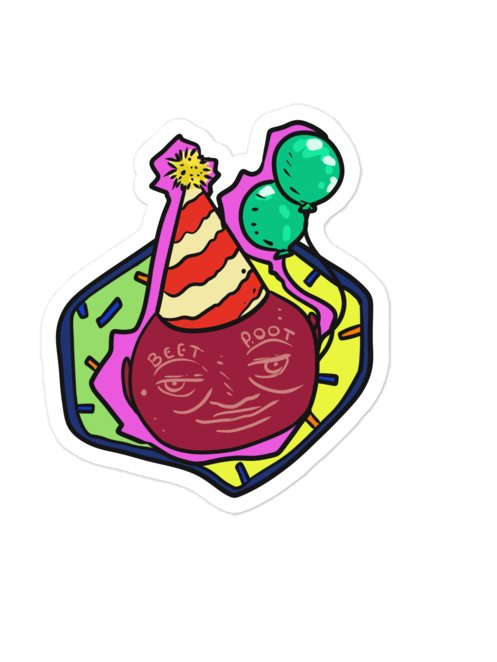 Vaporpoot die cut magnets product image (1)