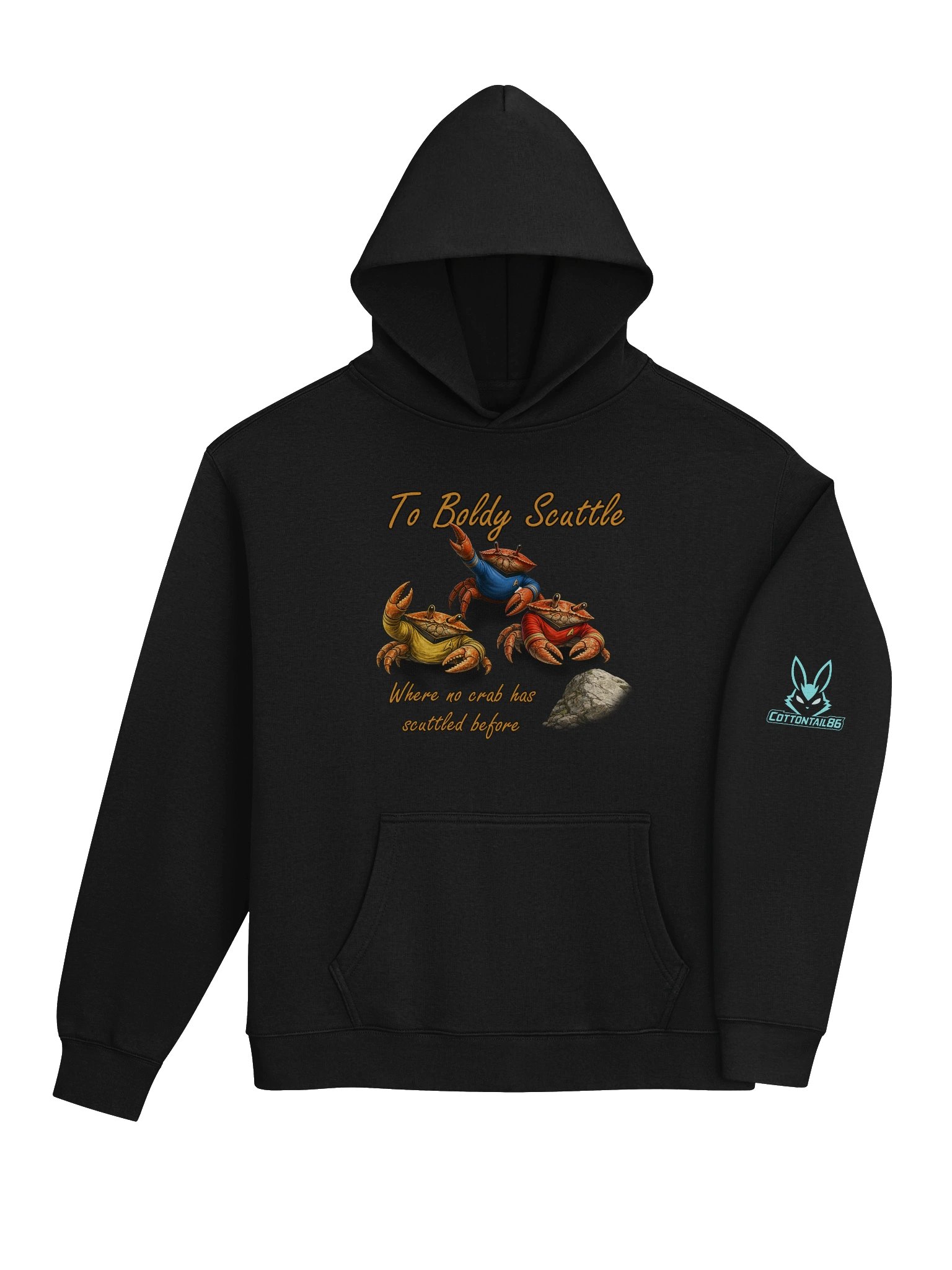 To Boldy Scuttle — Crab Crew Oversized Hoodie product image (34)
