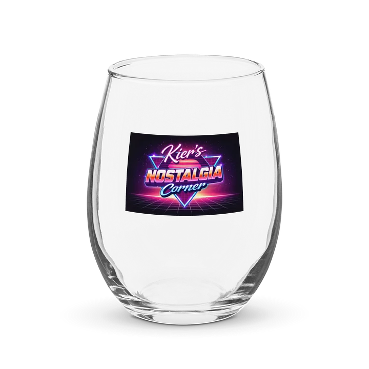 KNC "Vaporwave Vibes" wine glass product image (1)