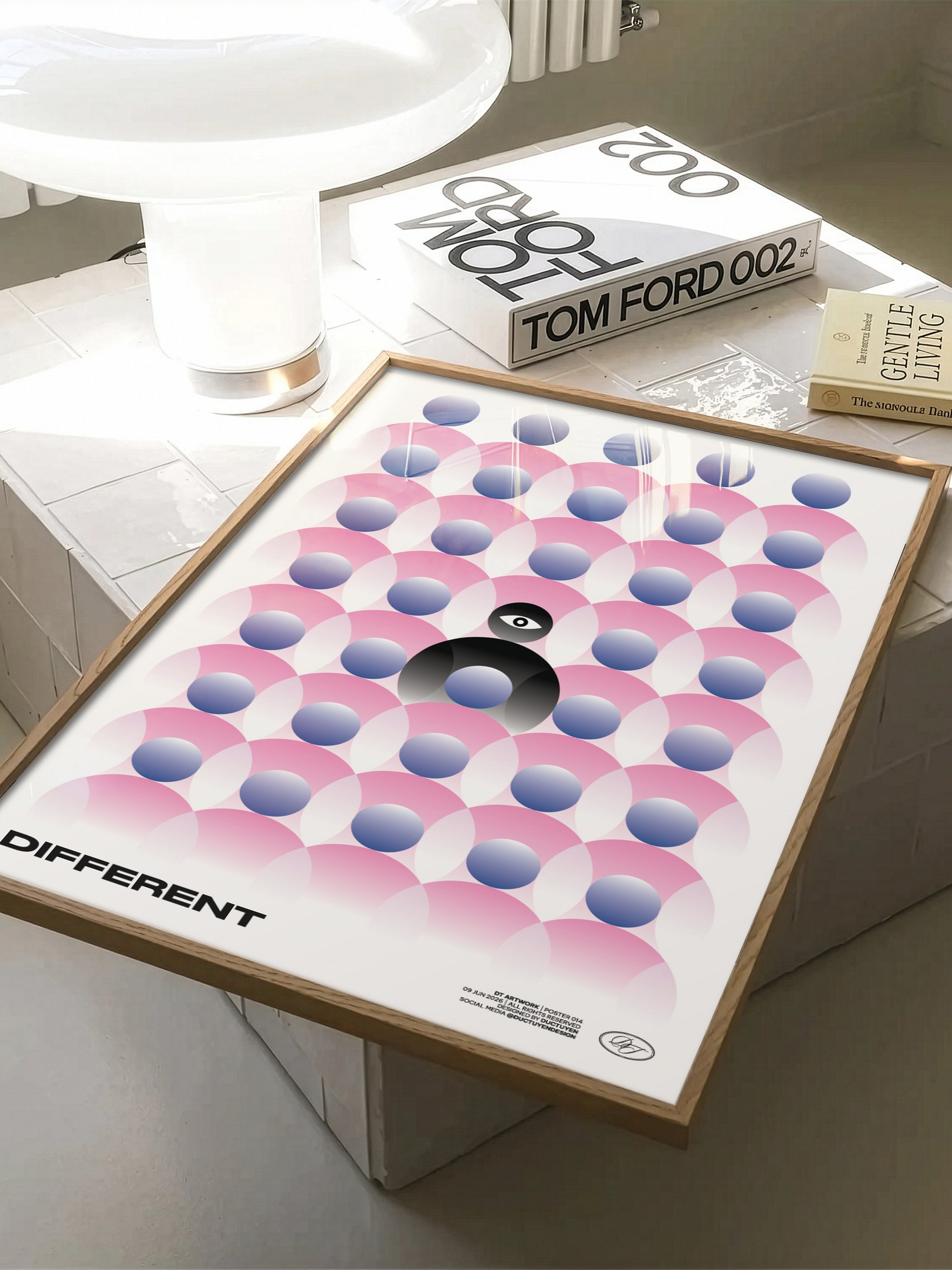"DIFFERENT" Framed Poster product image (32)