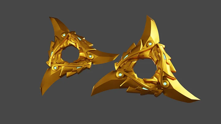 Ninjago Shurikens of Ice - 3D printable model files product image (2)