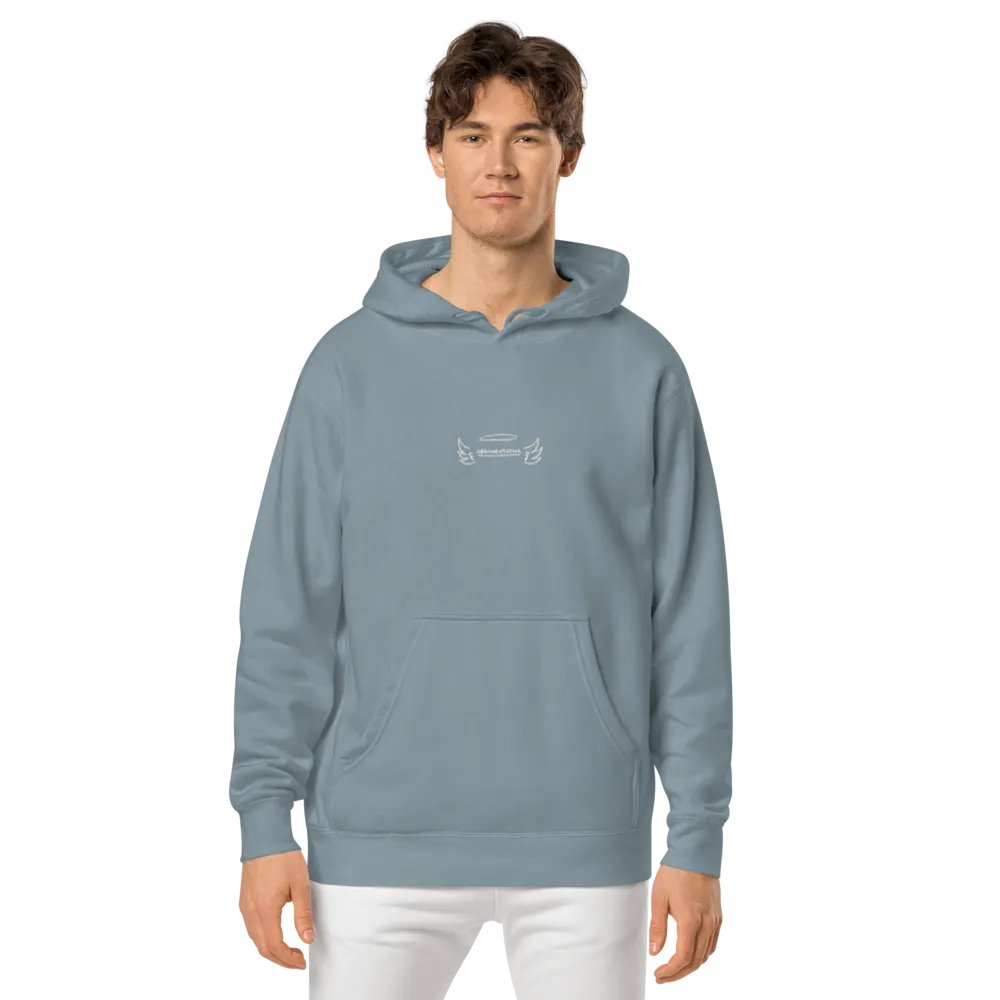 ANGELIC embroidered pigment hoodie product image (3)