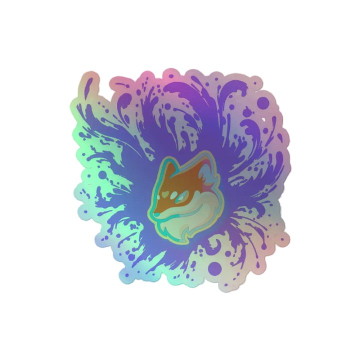 Foxy Logo Alt Holographic Sticker product image (2)