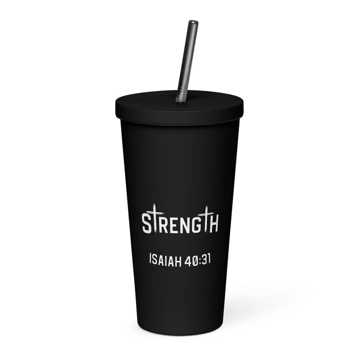 Strength 20 oz. Insolated Cup: Black product image (1)