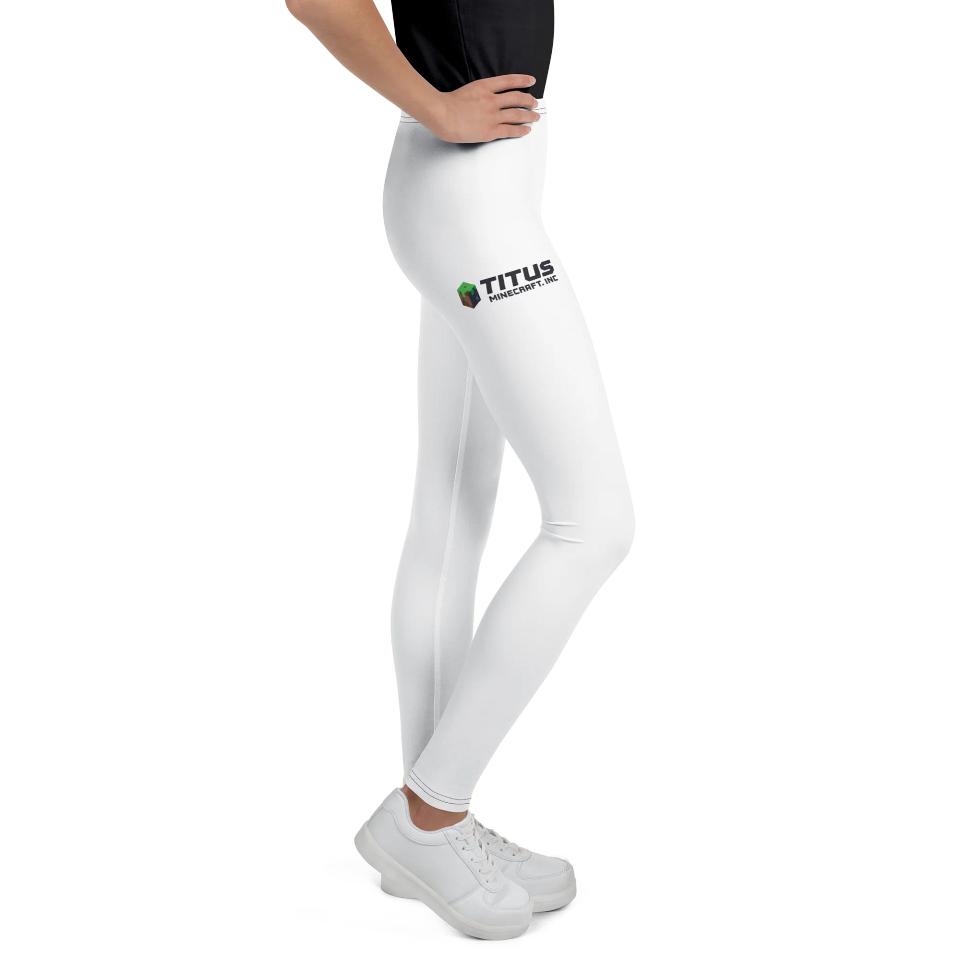 Pixelated Adventure Youth Leggings product image (5)