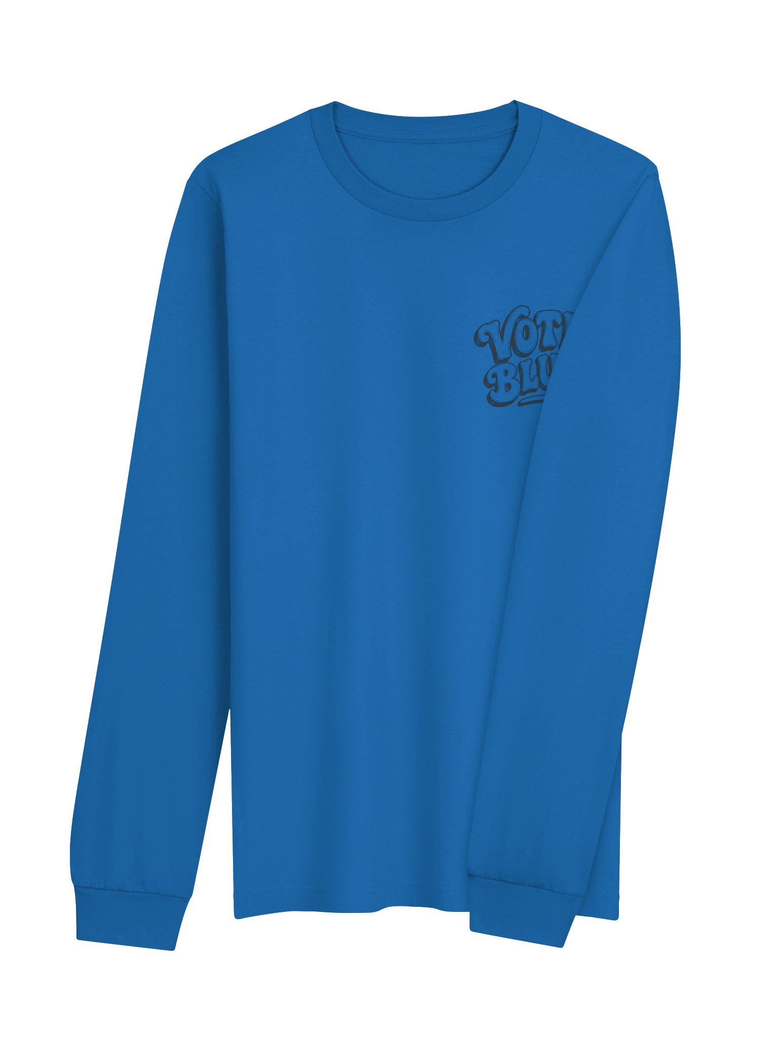 Brazen Candor – Get Your Butt in the Booth! Long Sleeve Tee - Vote Blue product image (4)