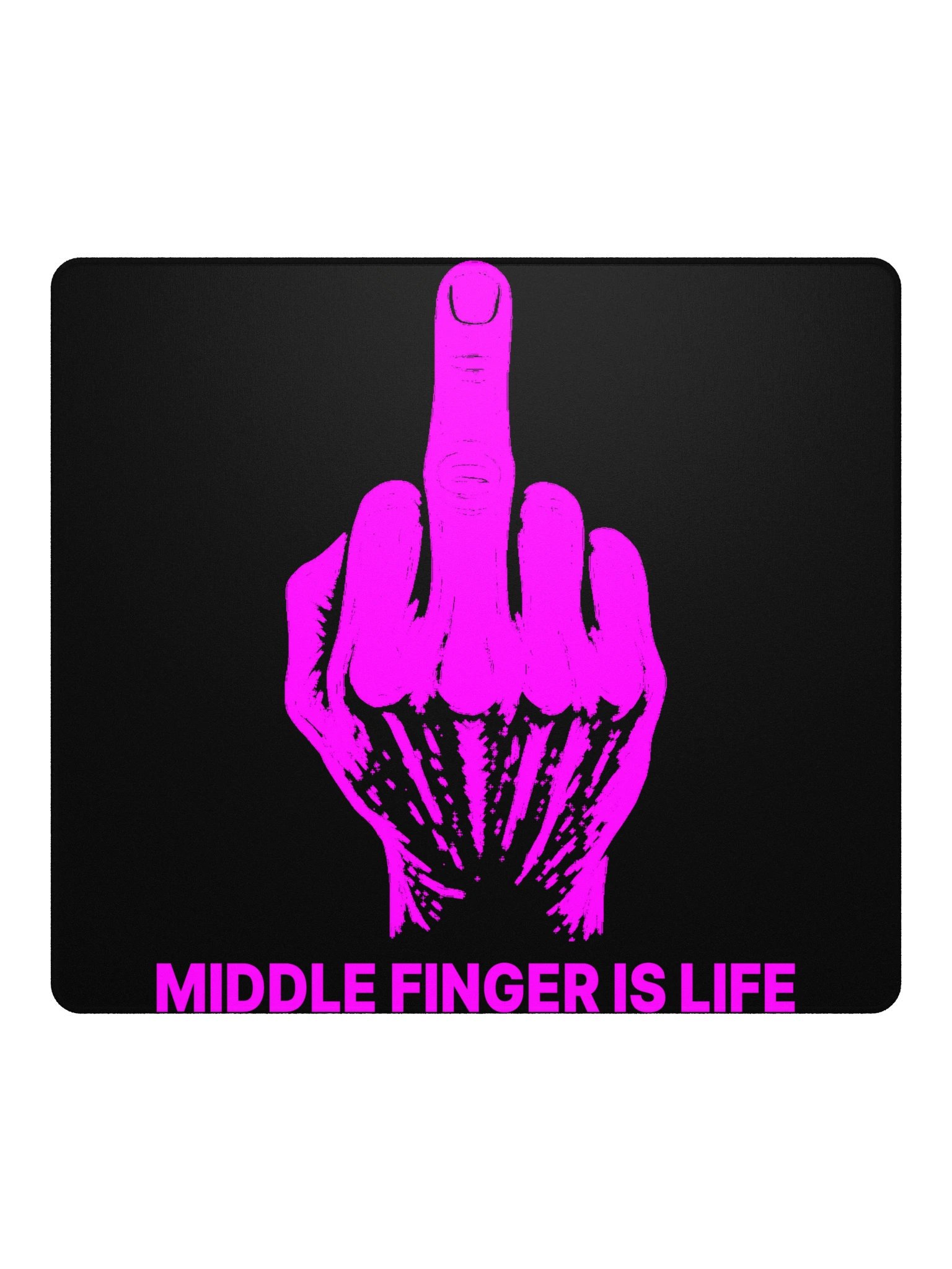 No ShopCo | Gaming Mouse Pad - Fuchsia on Black product image (2)
