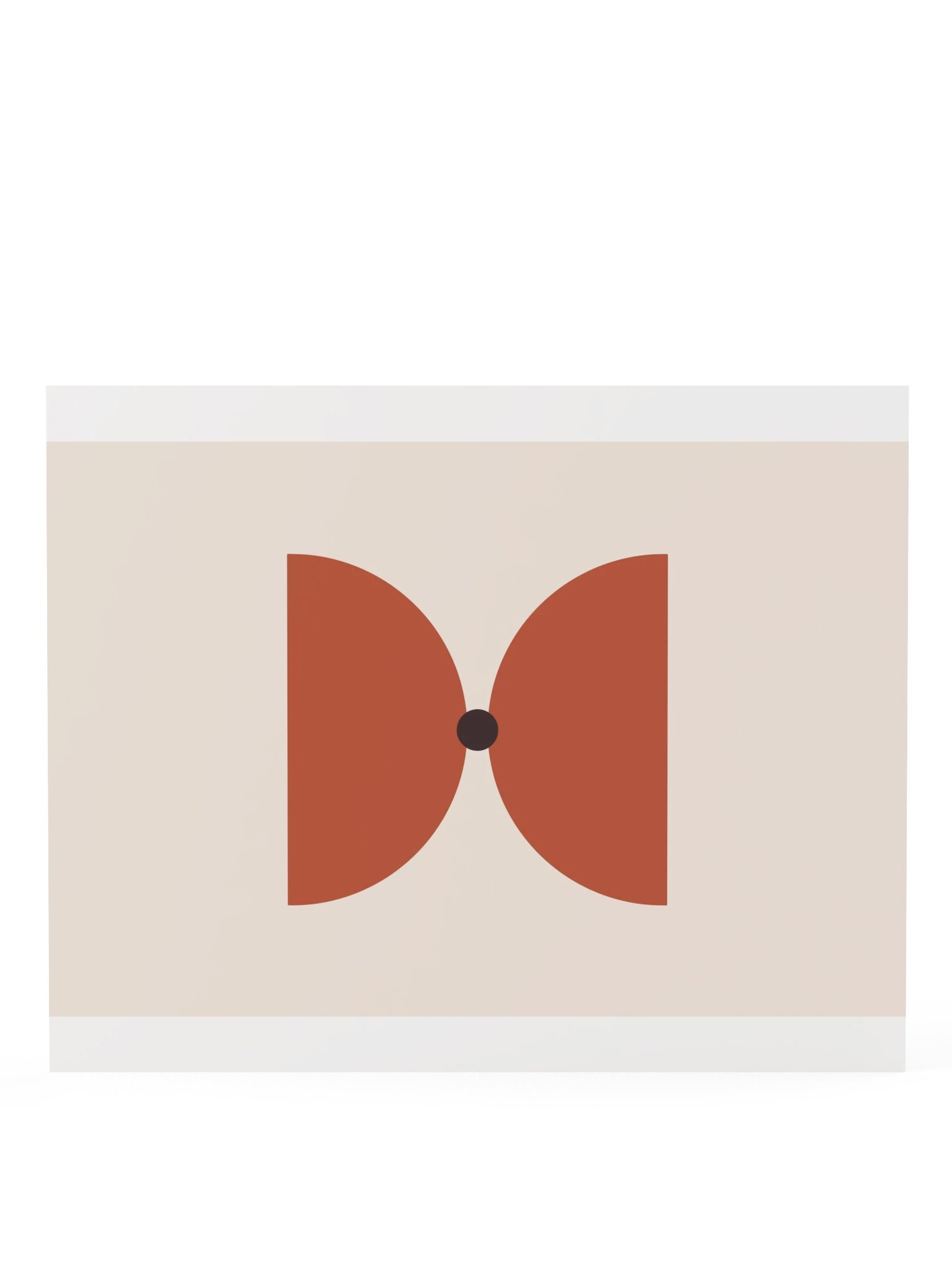 Mid Century Hourglass Print | Abstract Bathroom Wall Art product image (8)