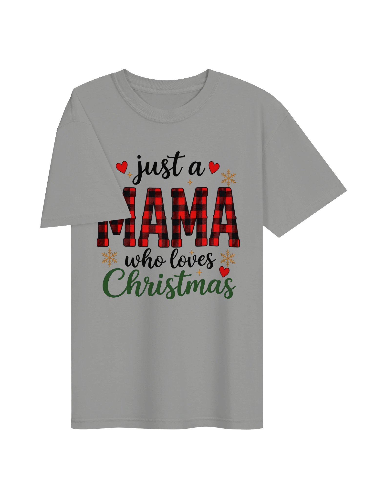 Just A Mama Who Loves Christmas T-shirt product image (12)