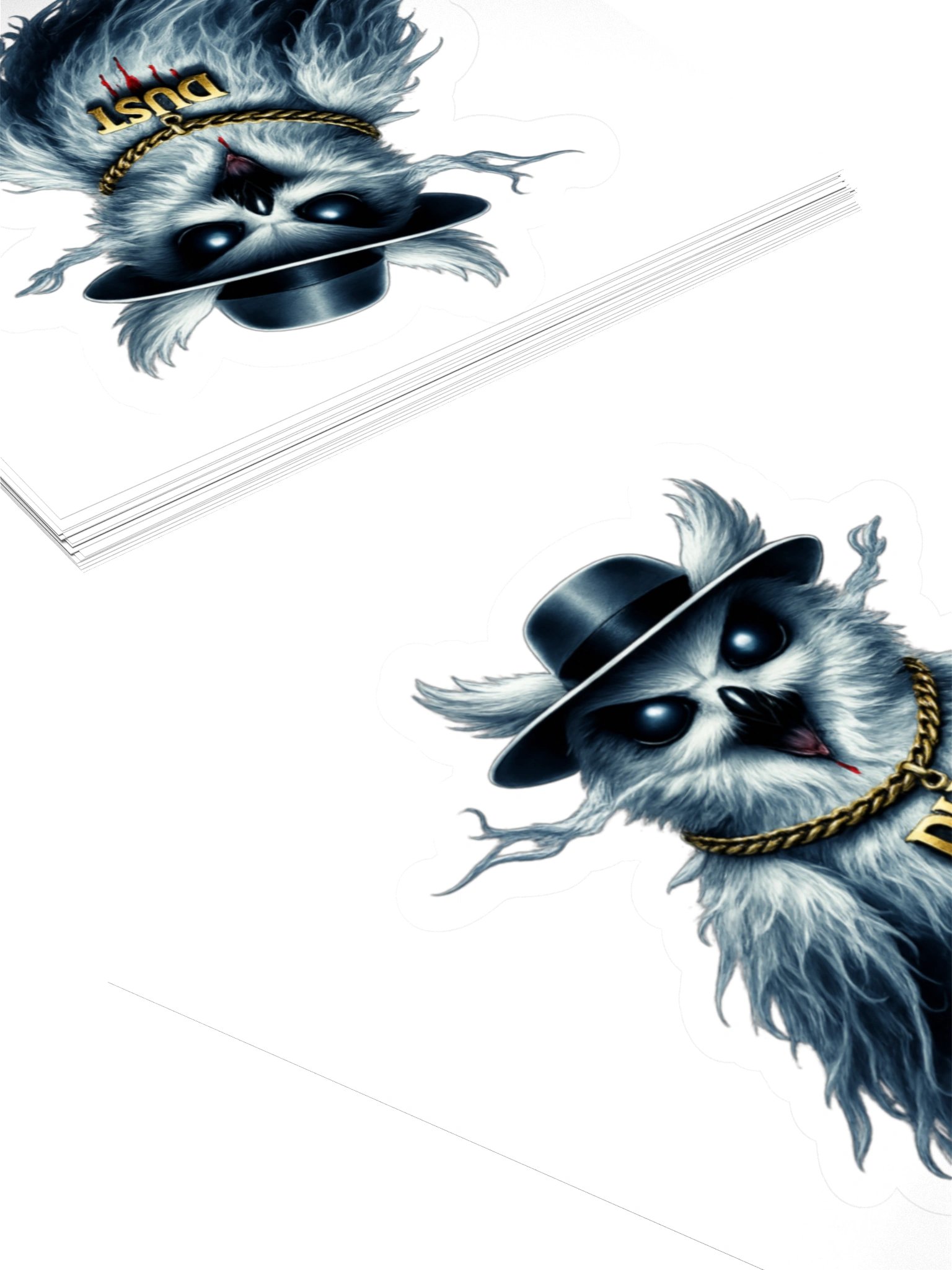 Phant - Owl cut out 3" x 3" sticker product image (4)