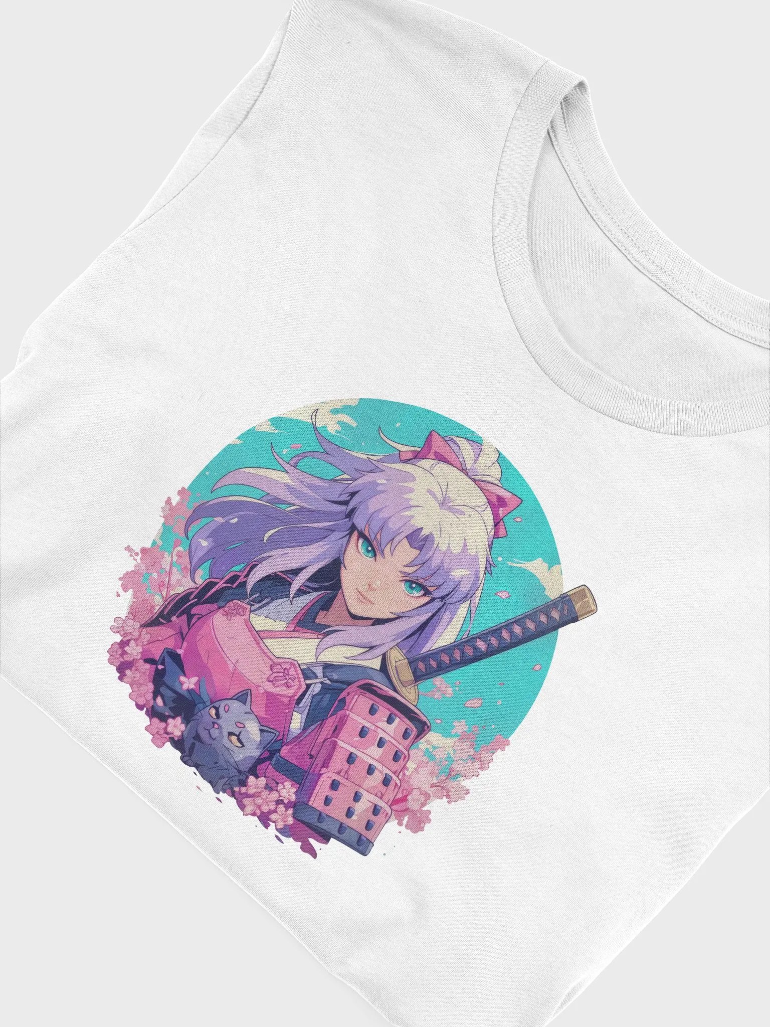 Cherry Blossom Katana Girl T-shirt product image (5)