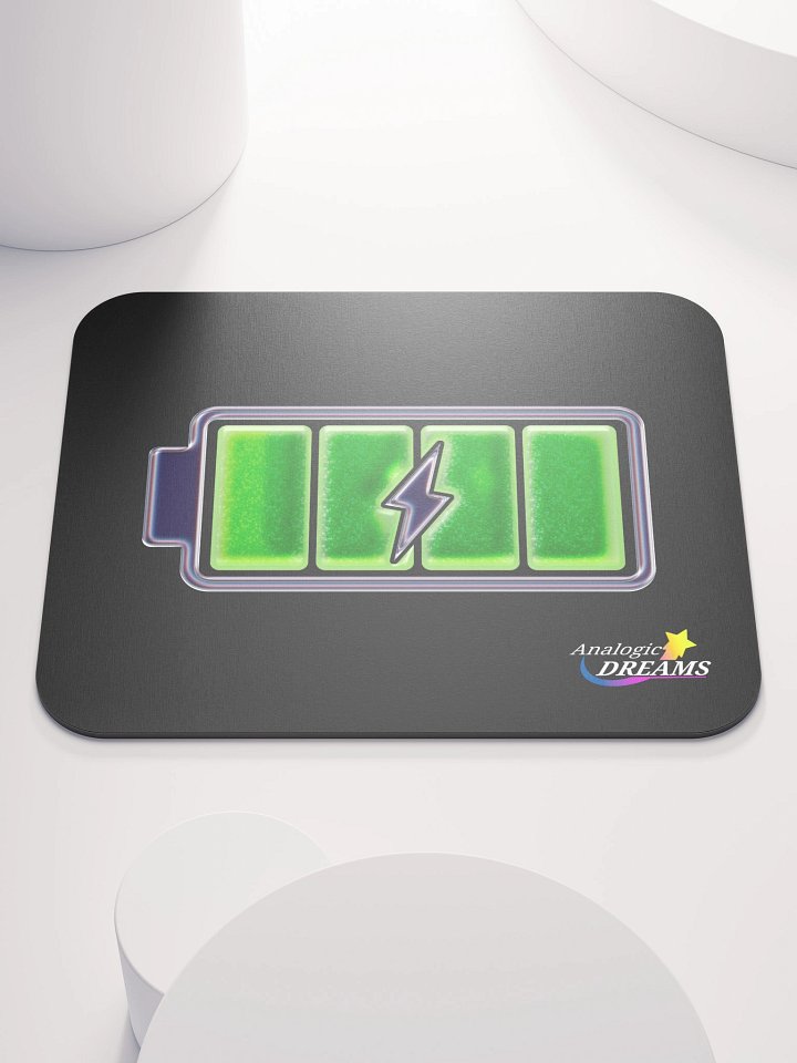 Battery Charge Green (Mouse Pad) product image (1)