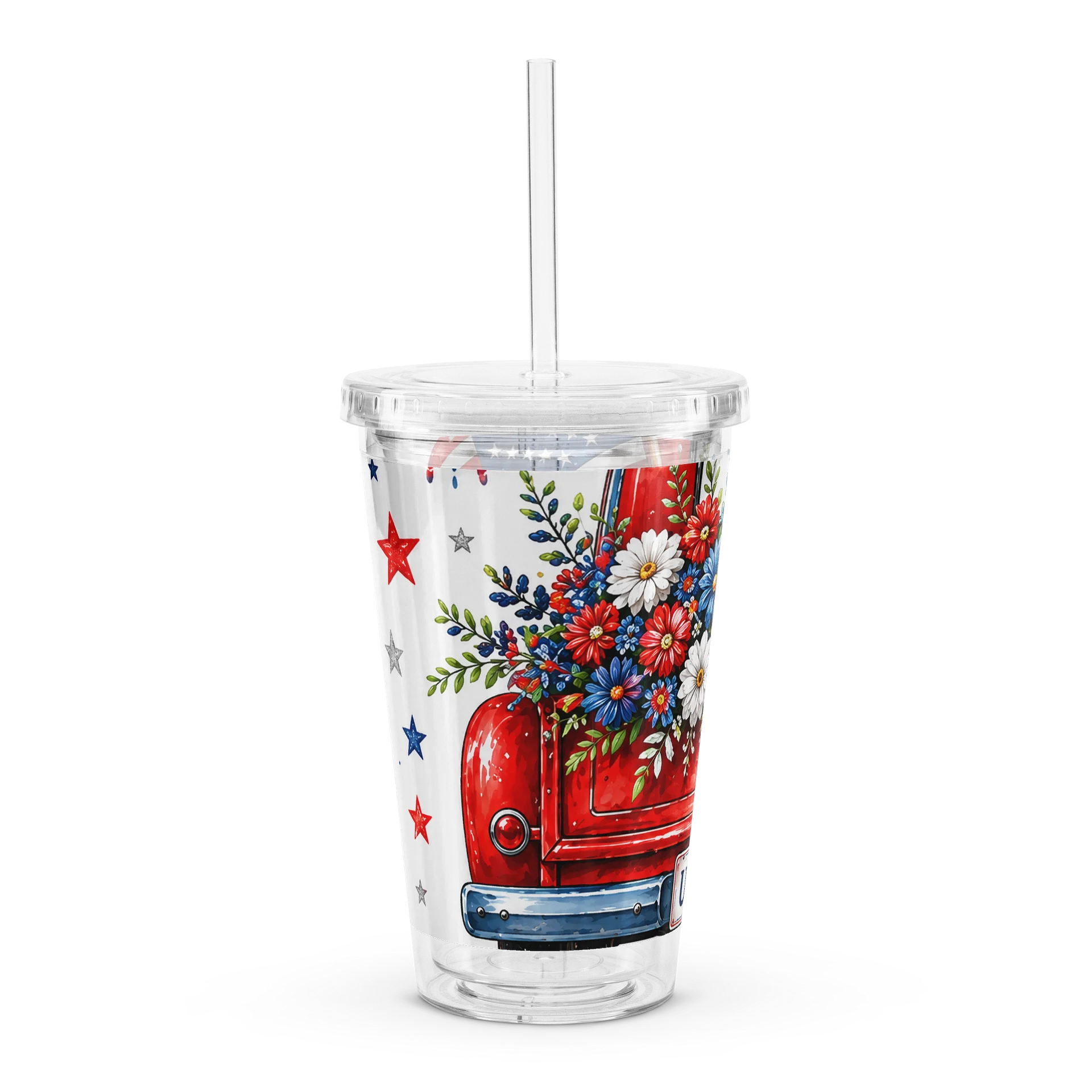 Double Wall Clear Plastic Tumbler (16 oz) product image (3)