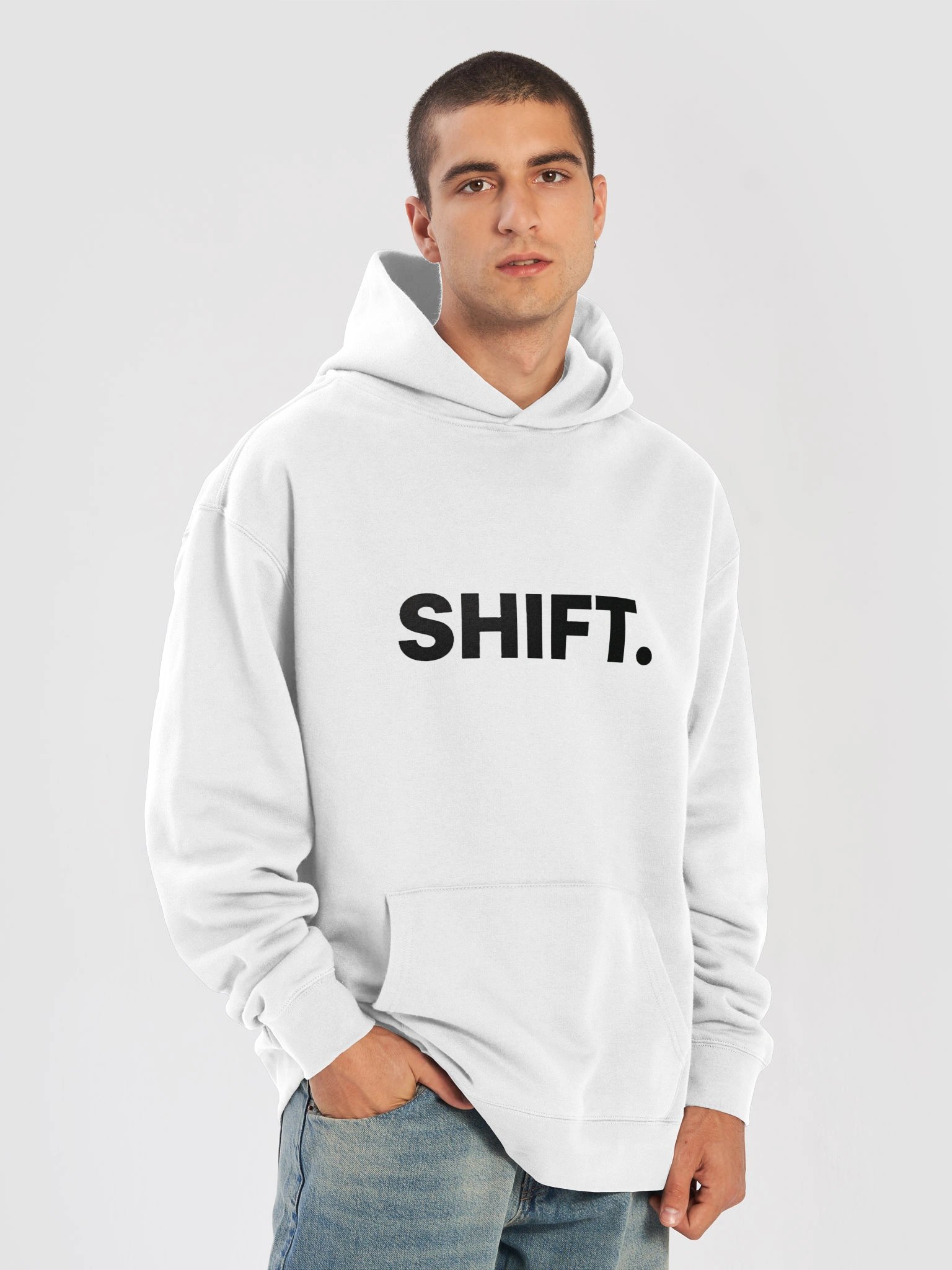 SHIFT. Hoodie White product image (7)