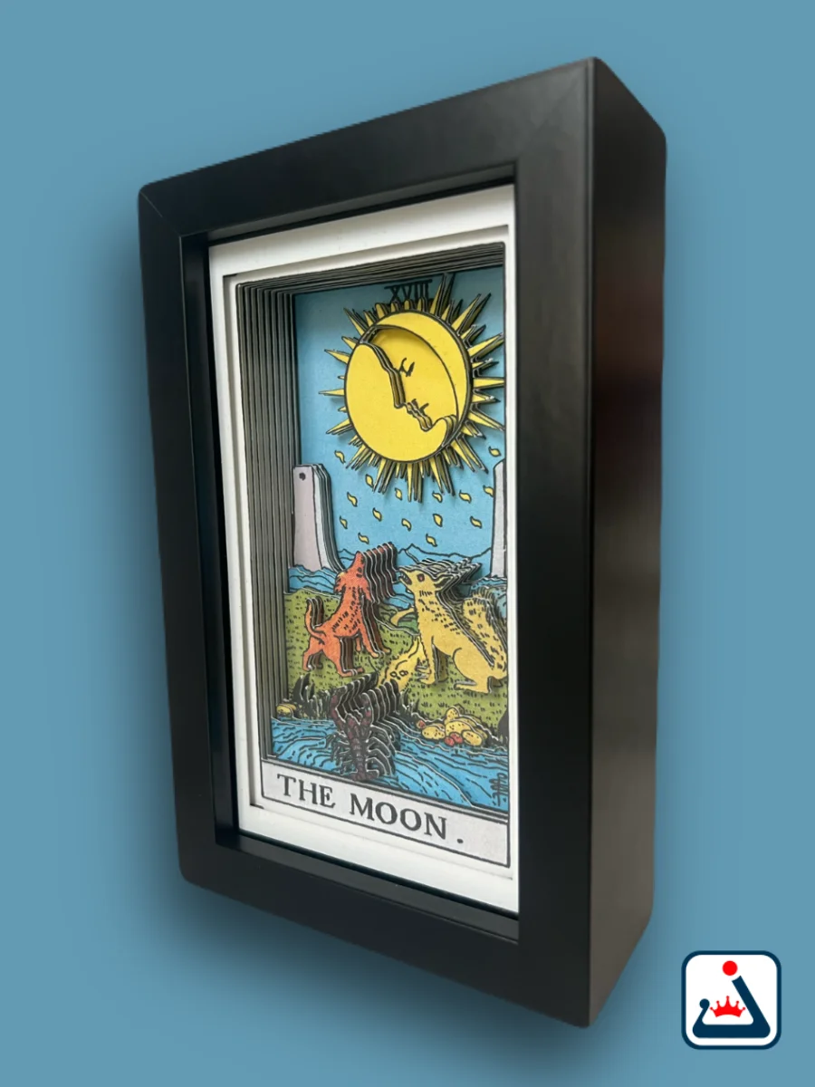 The Moon – 3D Tarot Shadow Box Art product image (4)