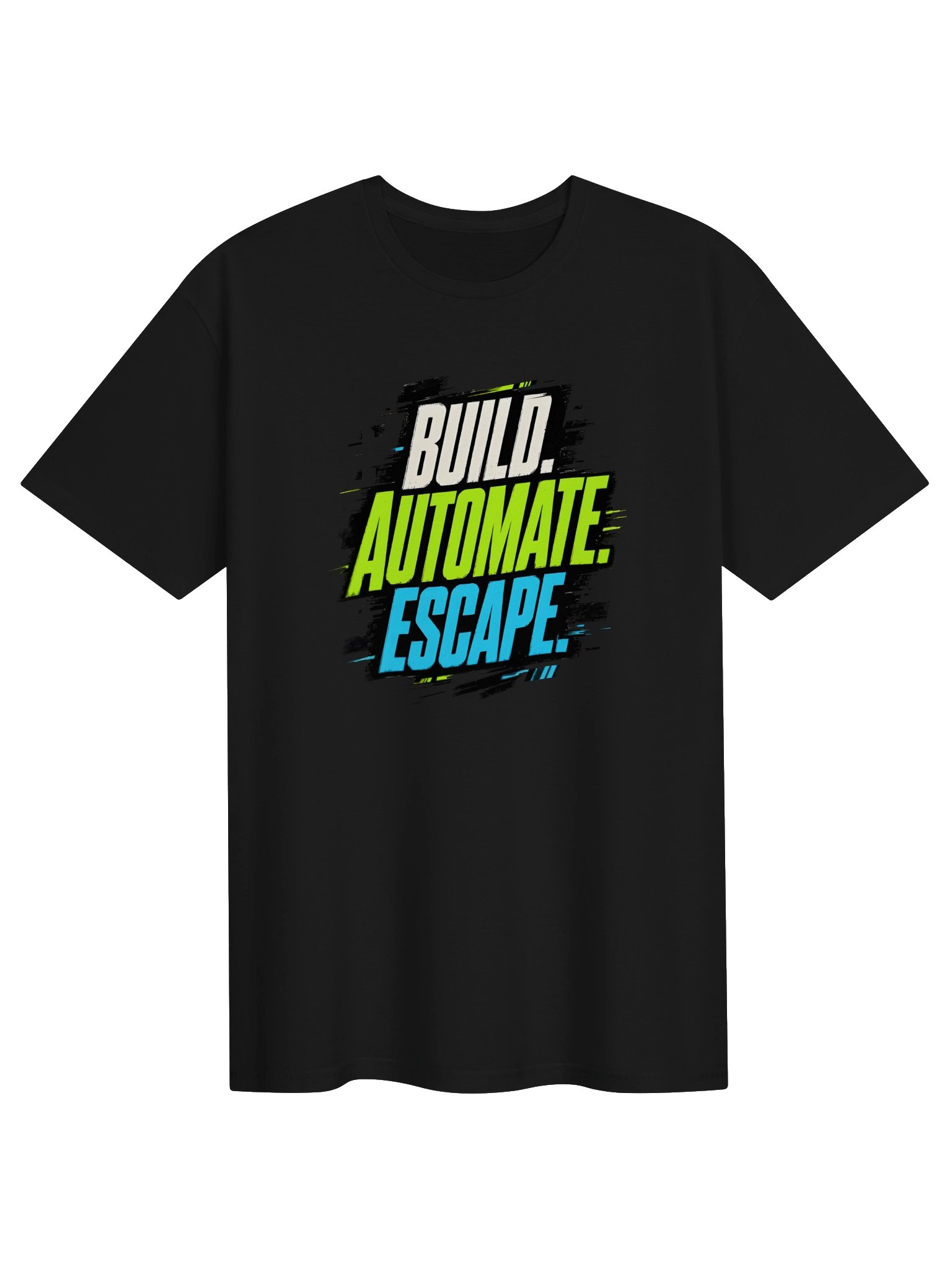 Build Automate Escape - Glitch Tee product image (1)