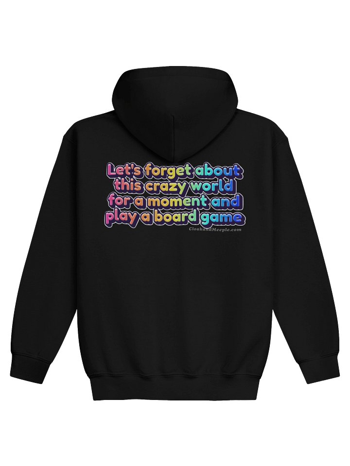 Cloak and Meeple Rainbow Logo Youth Hoodie product image (1)