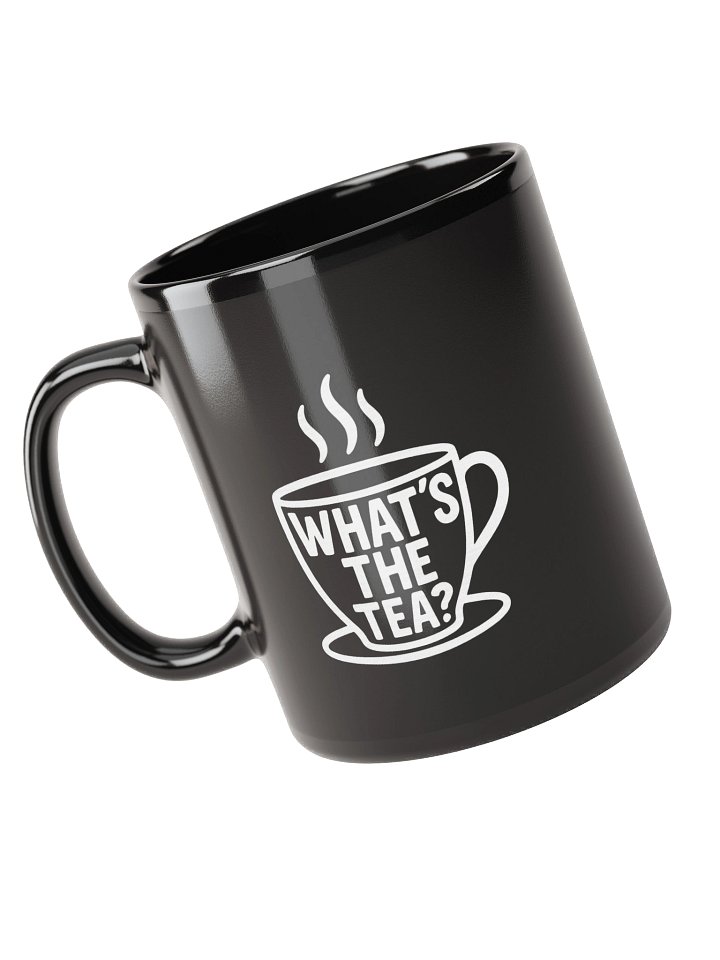 What's The Tea? Mug - Black product image (2)