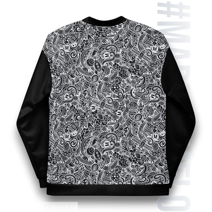 Dark Space Scribble - Ultimate Bomber Jacket | #MadeByMELO product image (2)