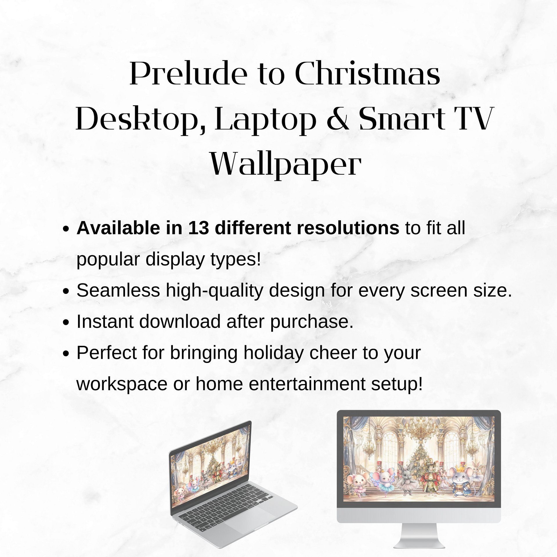 The Enchanted Nutcracker Ballet Desktop, Laptop, and Smart TV Digital Wallpaper product image (10)