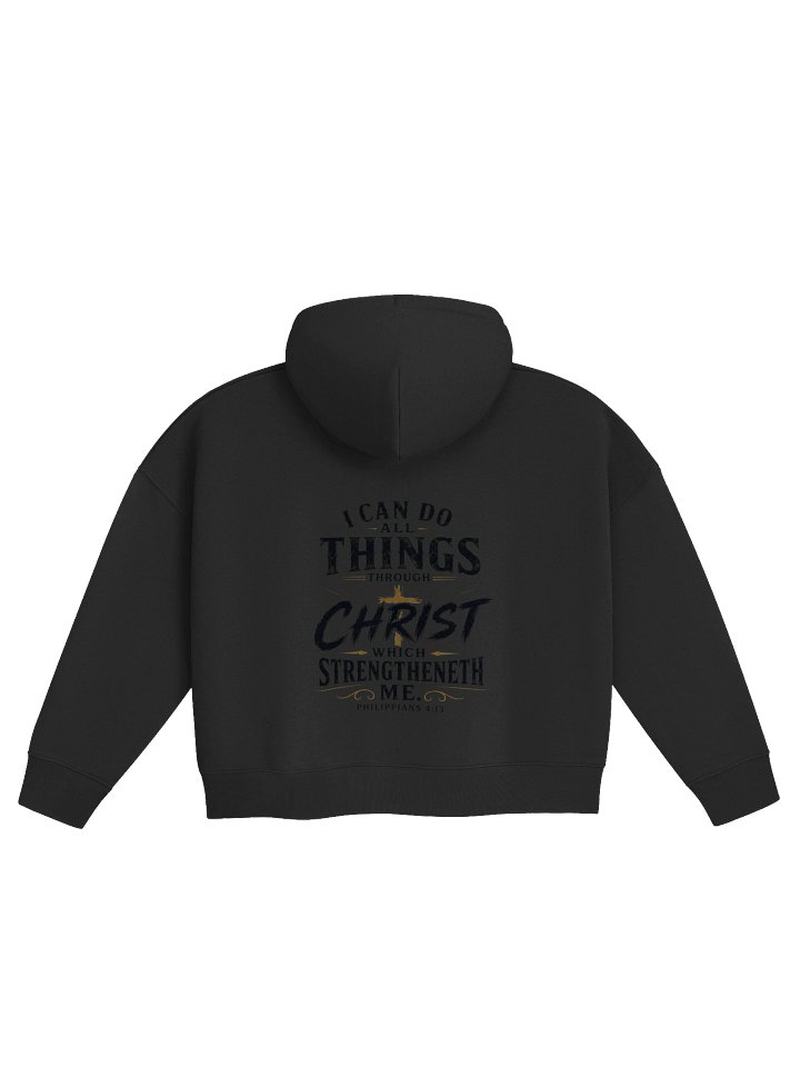 Golden Cross Emblem Women’s Organic Hoodie product image (2)