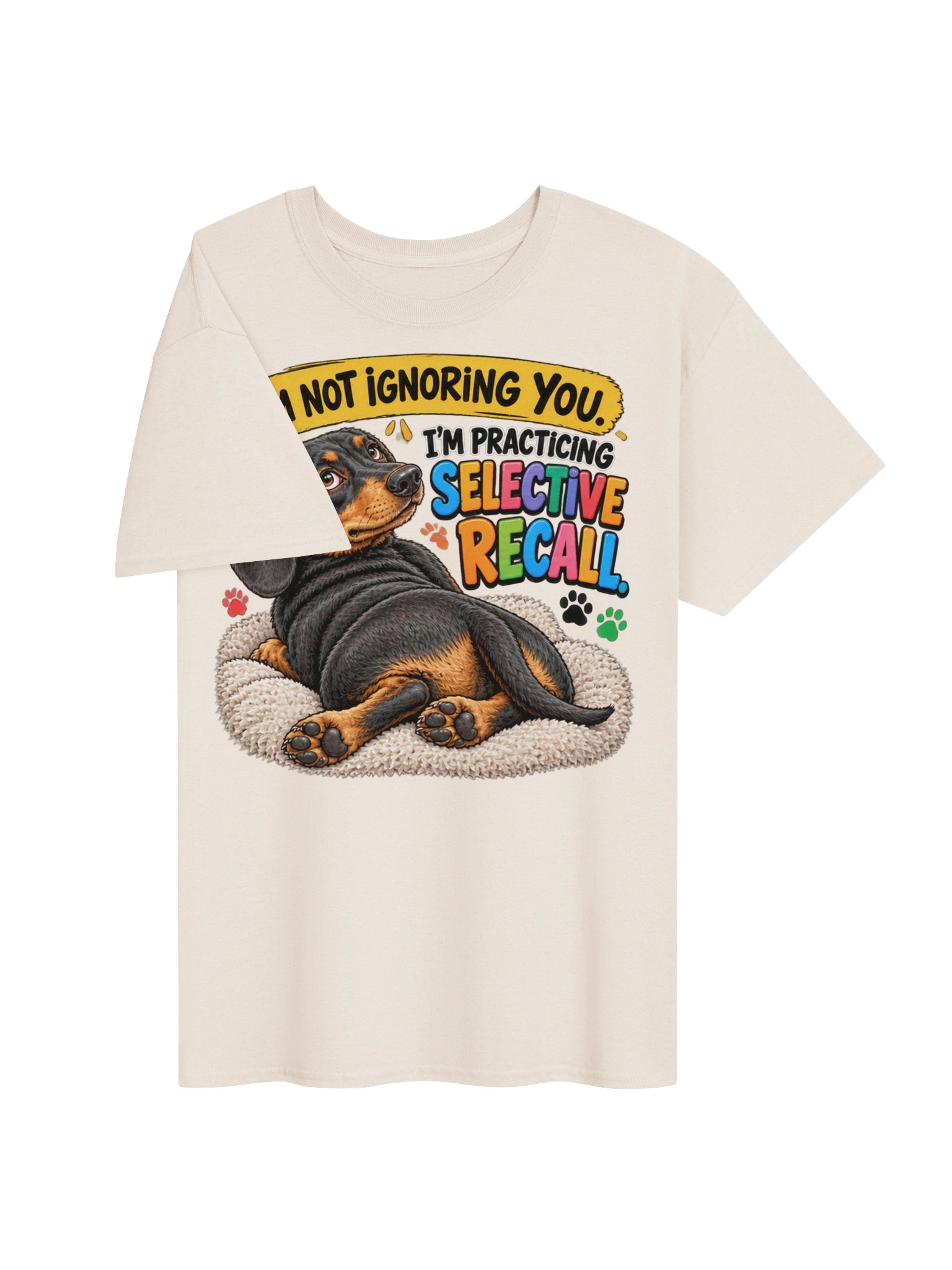 I'm Not Ignoring You – Selective Recall Funny Dog T-Shirt product image (3)
