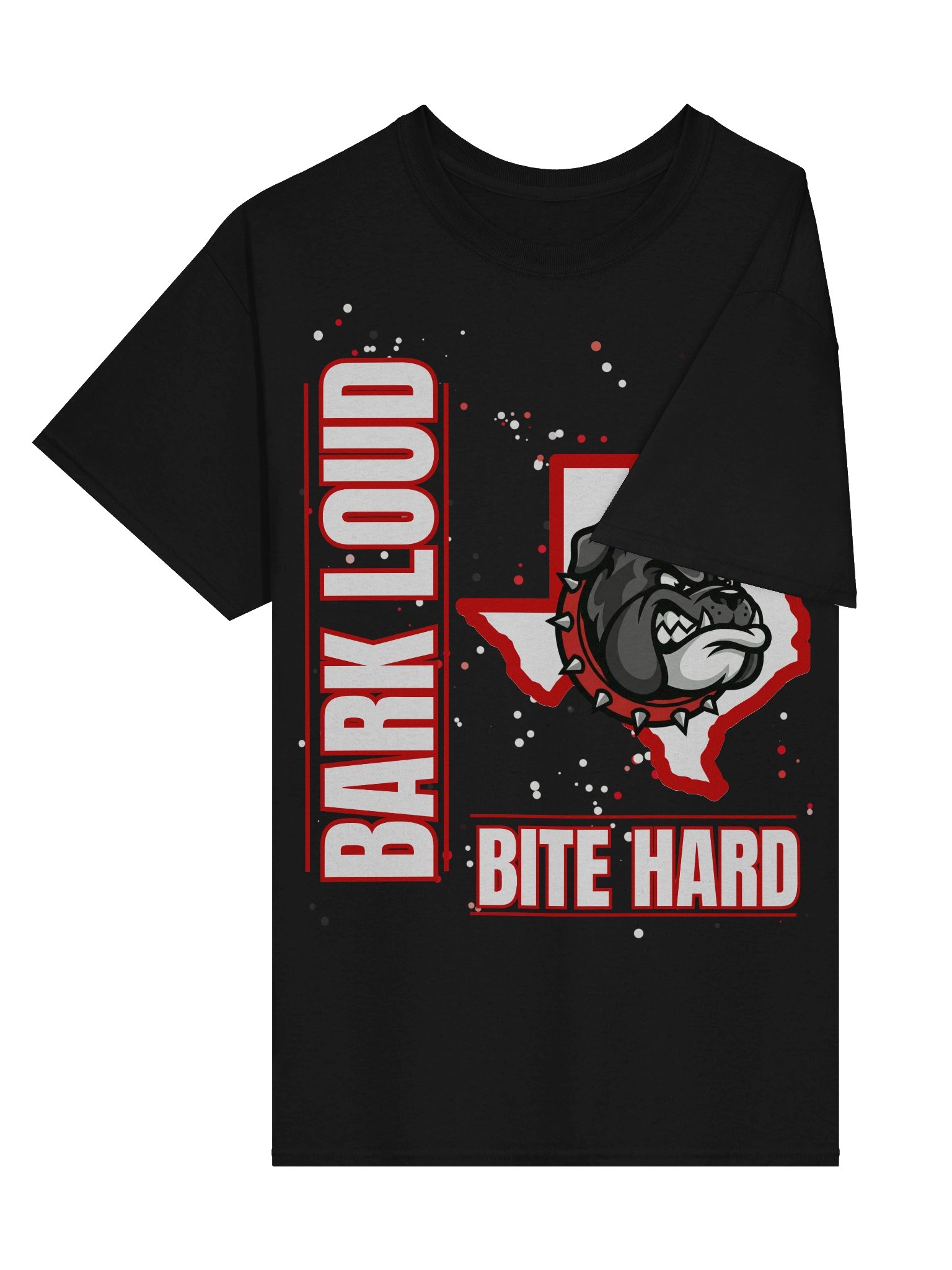 Bark Loud Spirit Tee - Red on White [READ DESCRIPTION FOR CUSTOMIZATION] product image (19)