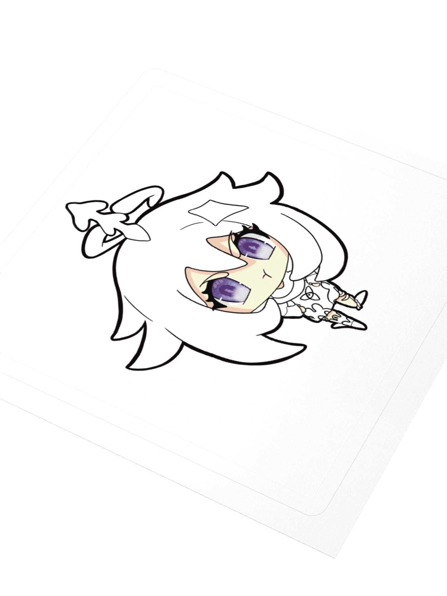 Paimon Hand on Hips Chibi Sticker product image (10)