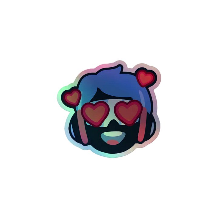 Spin Rhythm XD Jim Love Holographic Sticker product image (1)