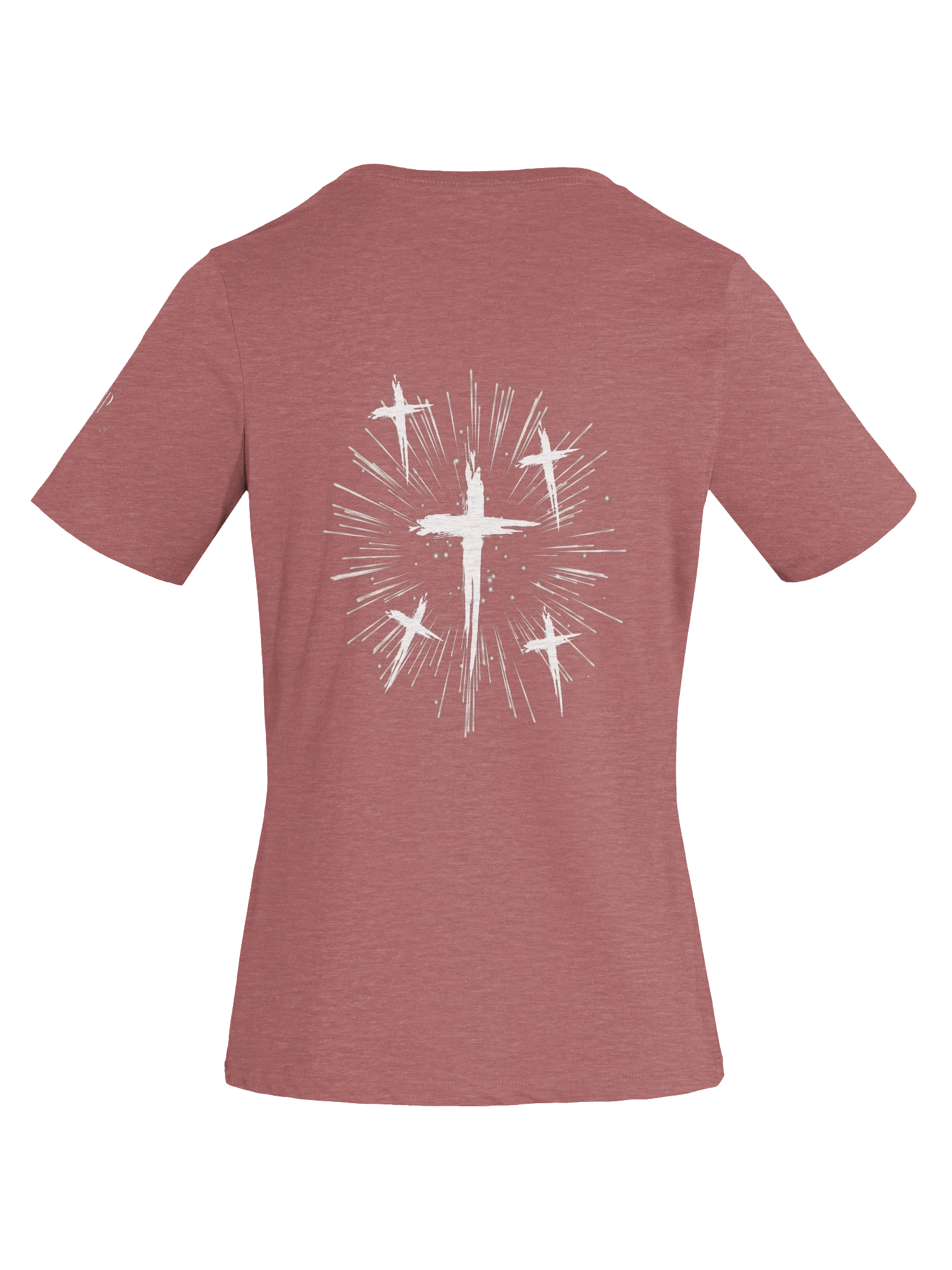 VIP Victory in Prayer Relaxed All Around Cross Womens V-Neck Tee product image (55)